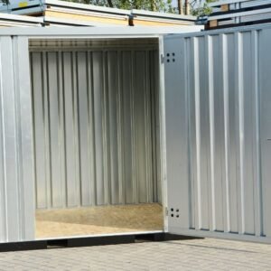 container MC2, verzinkt, H 2090 x B 2142 x T 2022 mm, Tür stirnseitig einflügelig